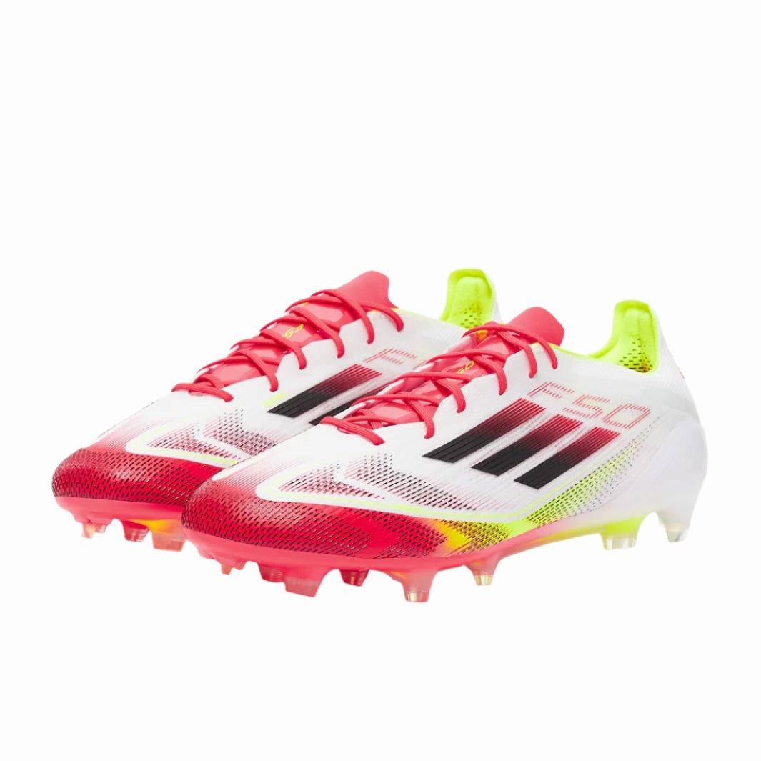 adidas F50 Elite FG Soccer Cleats (White/Black/Solar Yellow) Size 14 Soccer Cleats Near Me