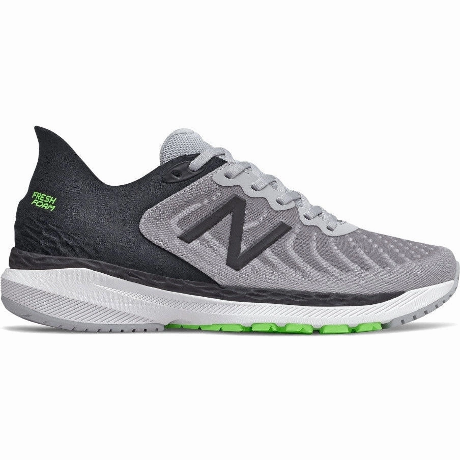 Men's New Balance Fresh Foam 860 v11, Light Aluminum/Black, 9 D Medium New Balance Mw577wt