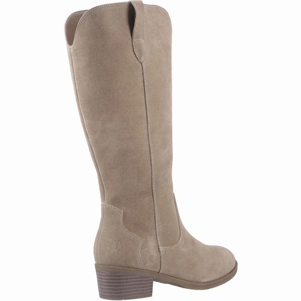 Knee High Boot Heels Taupe Isabella Long Boots