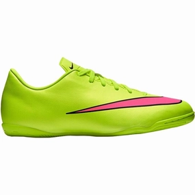 Nike JR Mercurial Victory V IC Youth Indoor Soccer Shoes - Volt/Black/Pink Phillies Nike Shoes