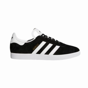 Shoes Adidas Y3 Adidas Men's Gazelle Shoes - Core Black / White / Gold Metallic