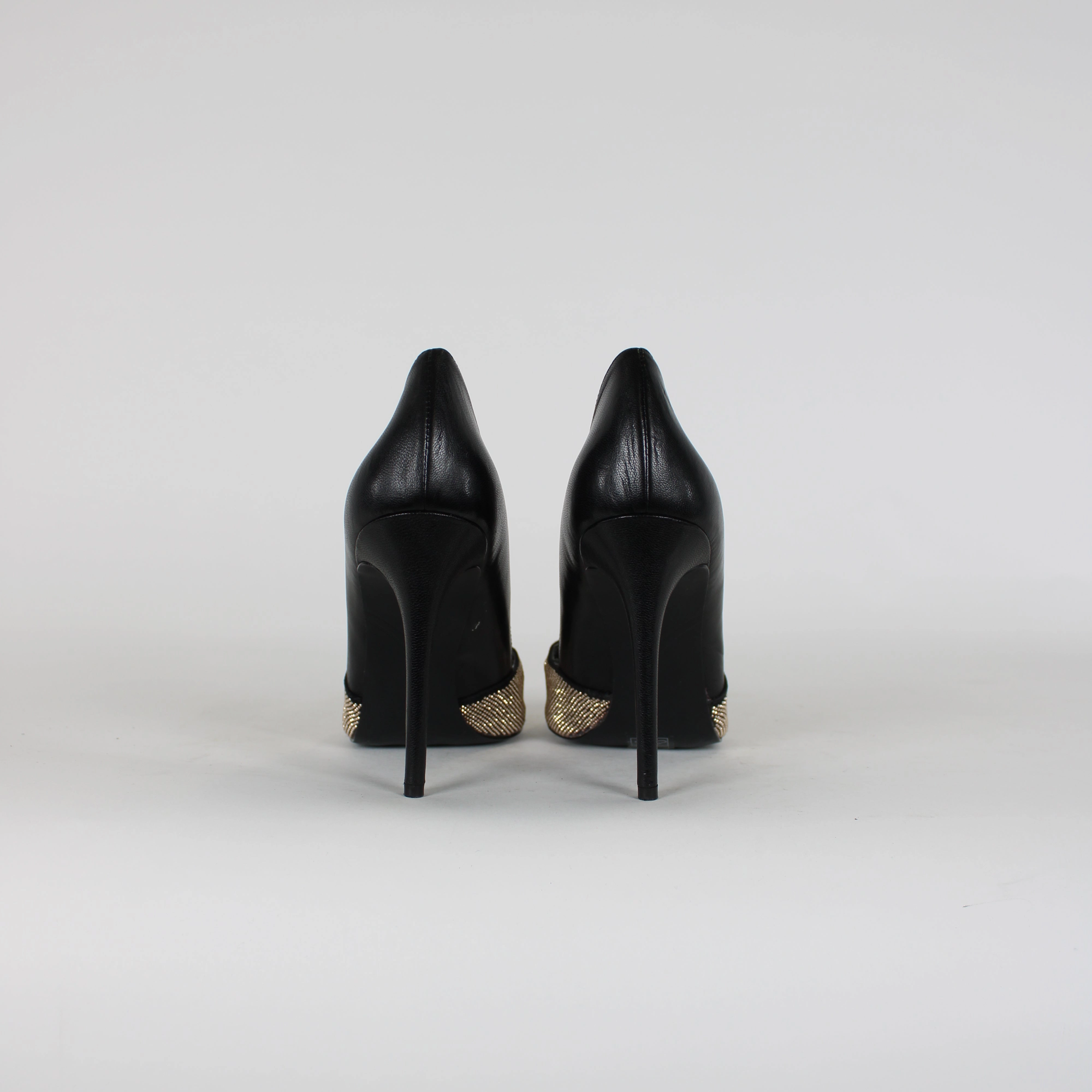 Enzo Angiolini Black Diamante Heels Kitten Heel High Boots