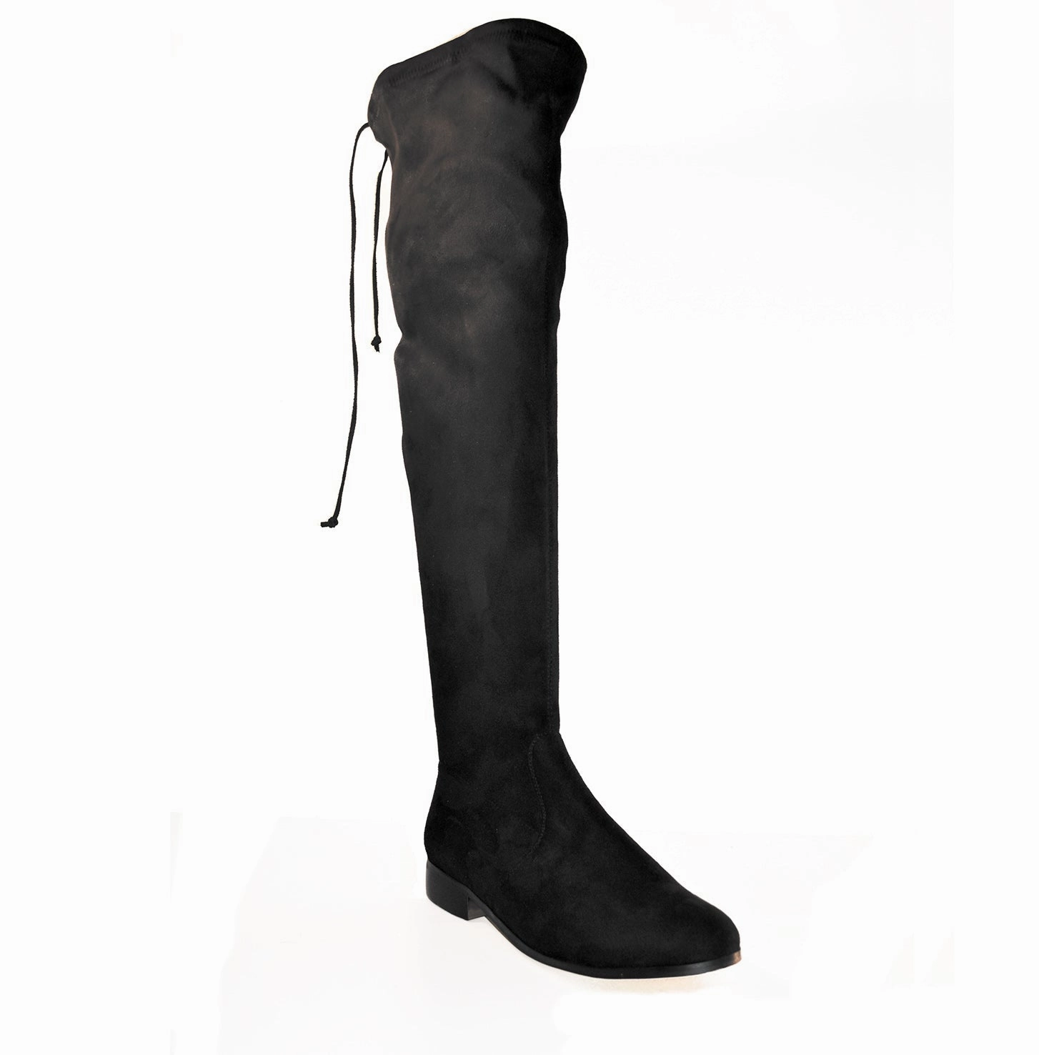 Esme Knee High High Heel Combat Boots