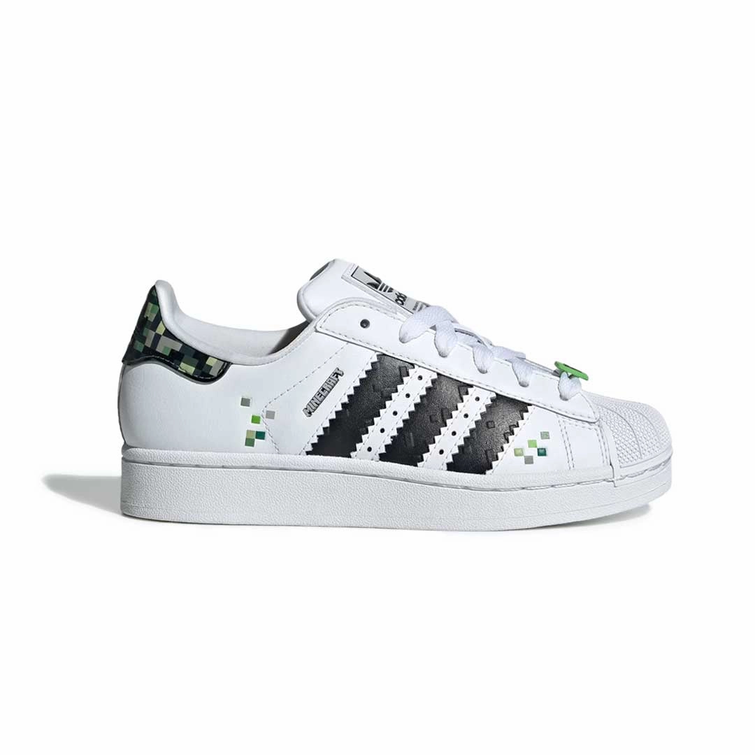 adidas - Kids' (Junior) adidas Superstar II x Minecraft Shoes (JQ8749) Adidas Shoes Jogger