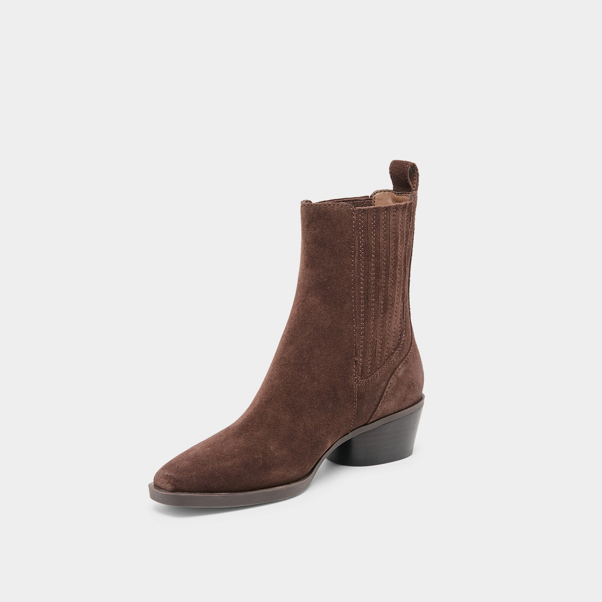 Waterproof Best Work Shoes FAINT H2O BOOTIES DK BROWN SUEDE