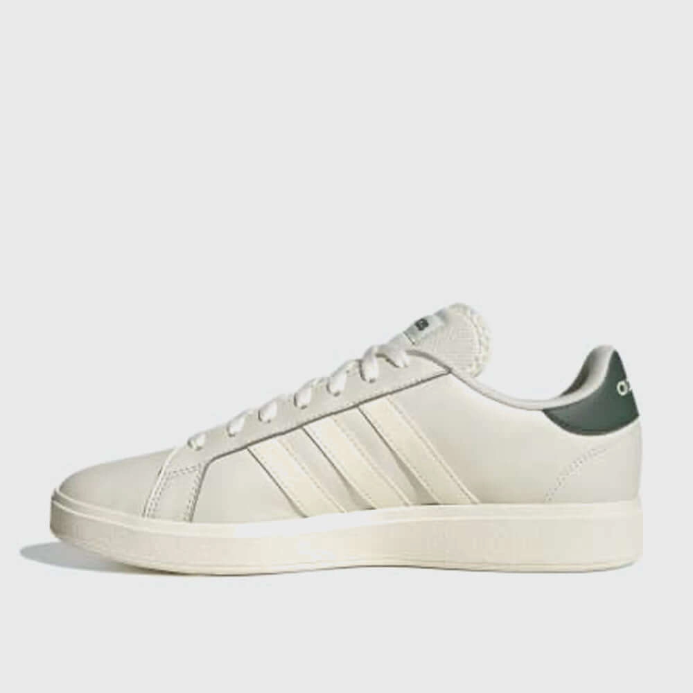 Adidas Mens Grand Court Base 2.0  Sneakers White Adidas Shoe Store