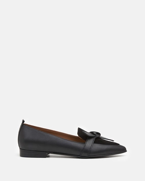 Loafers Designer Sale Ally Leather/Suede Black