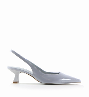 Naked With Heels Elisa 50 slingback stiletter, ice blue lak