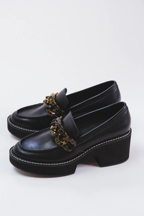 Louie Chunky Loafer, Black | Coconuts by Matisse Socks To Wear With Loafers