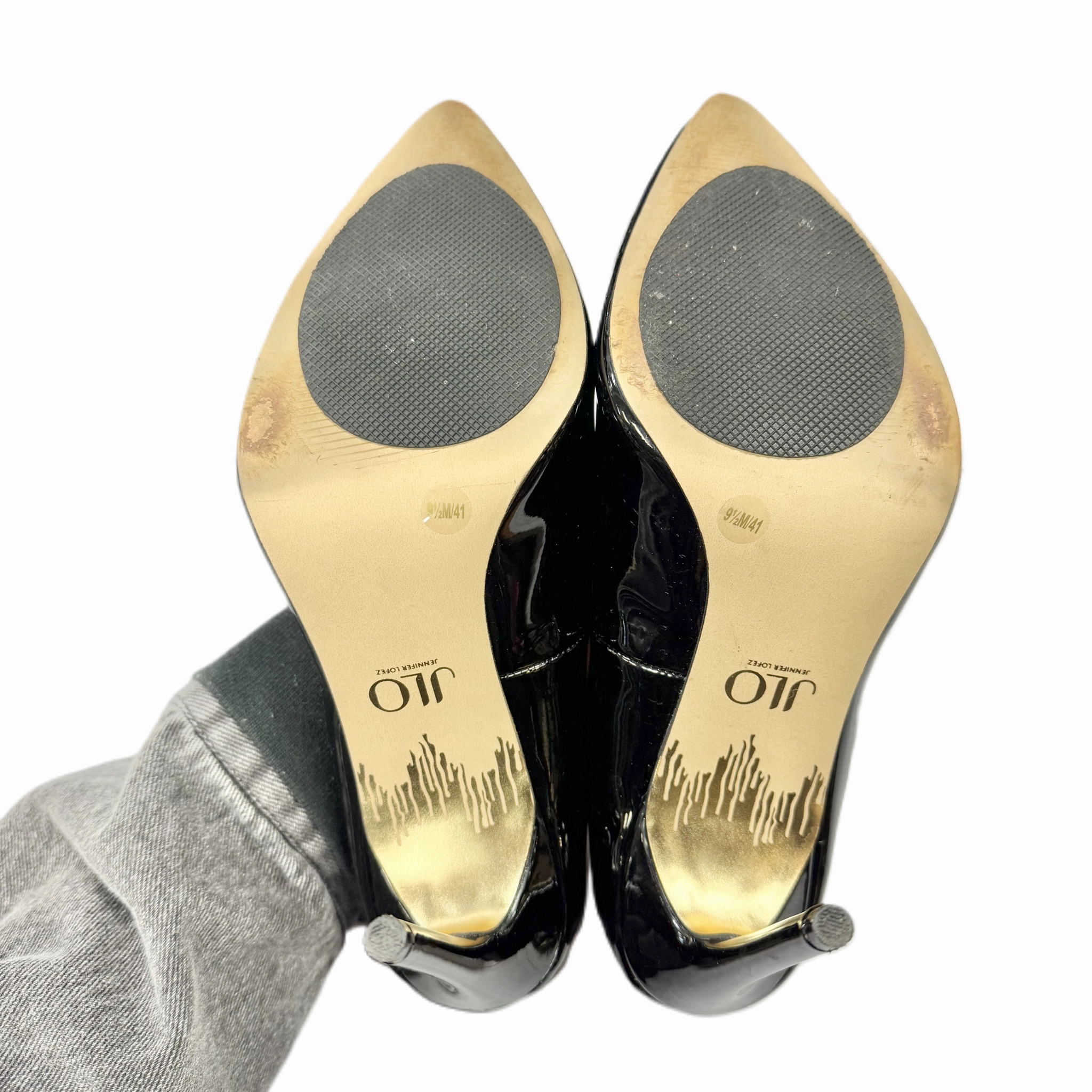 Shoes Heels Stiletto By Jennifer Lopez In Black, Size: 9.5 High Heels Toes