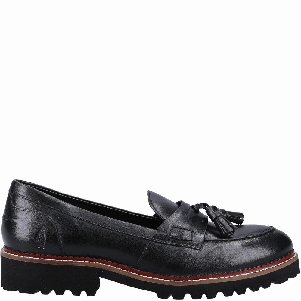 Ebony Ginny Loafers Horsebit Lug Sole Loafers