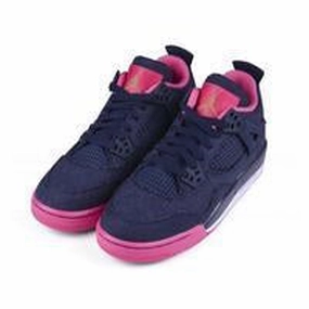 Men's Jordan 4 GS Basketball Shoes - Denim Violet Rarest Shoes Nike