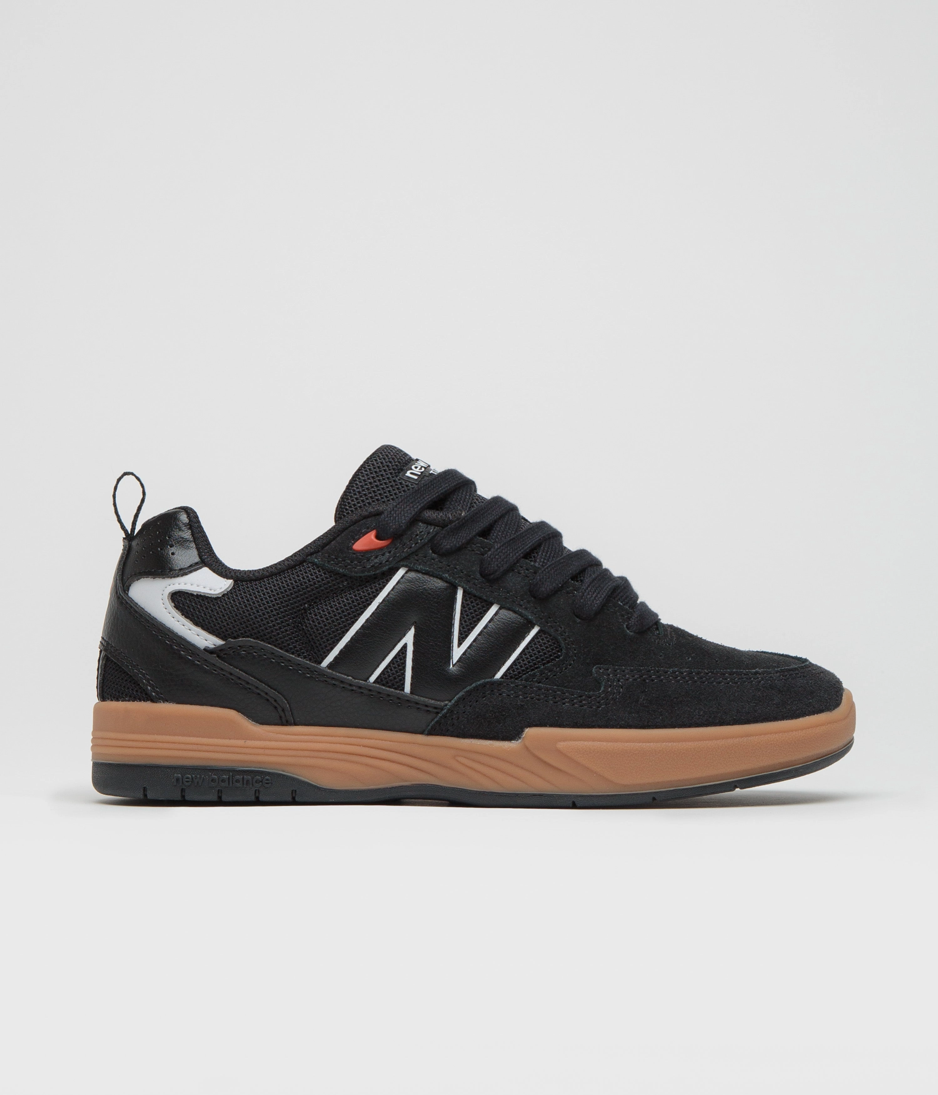New Balance Numeric 808 Lite Tiago Lemos Shoes - Black / Gum / White White New Balance Sneakers For Men