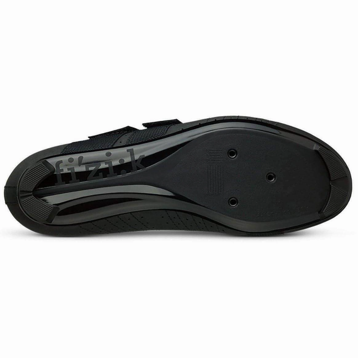 Fizik R5 Tempo PowerStrap Mens Road Cycling Shoes - Black 45 Cycling Shoes