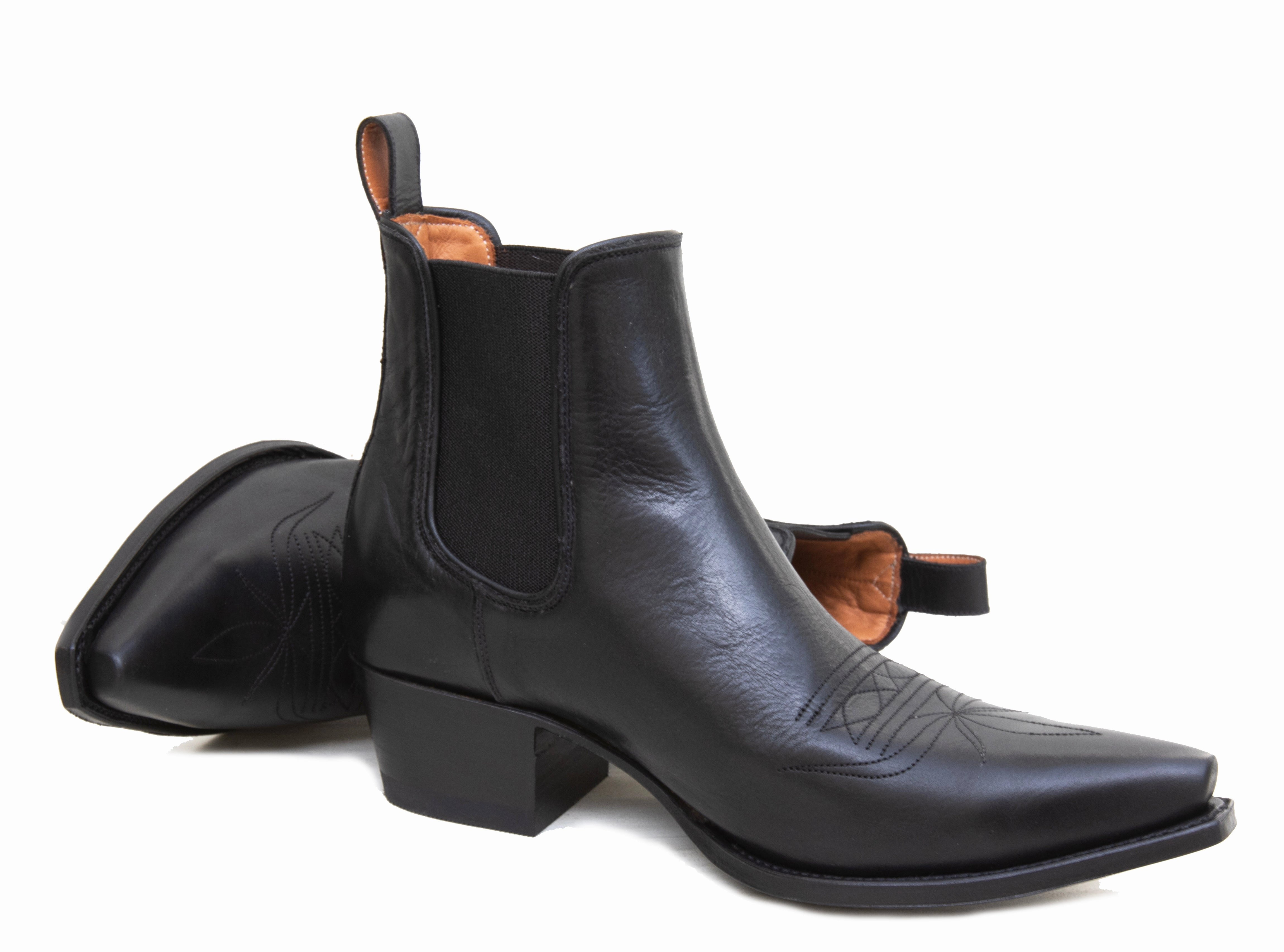 Pierre Ankle Boots Black Leather Ankle Boots