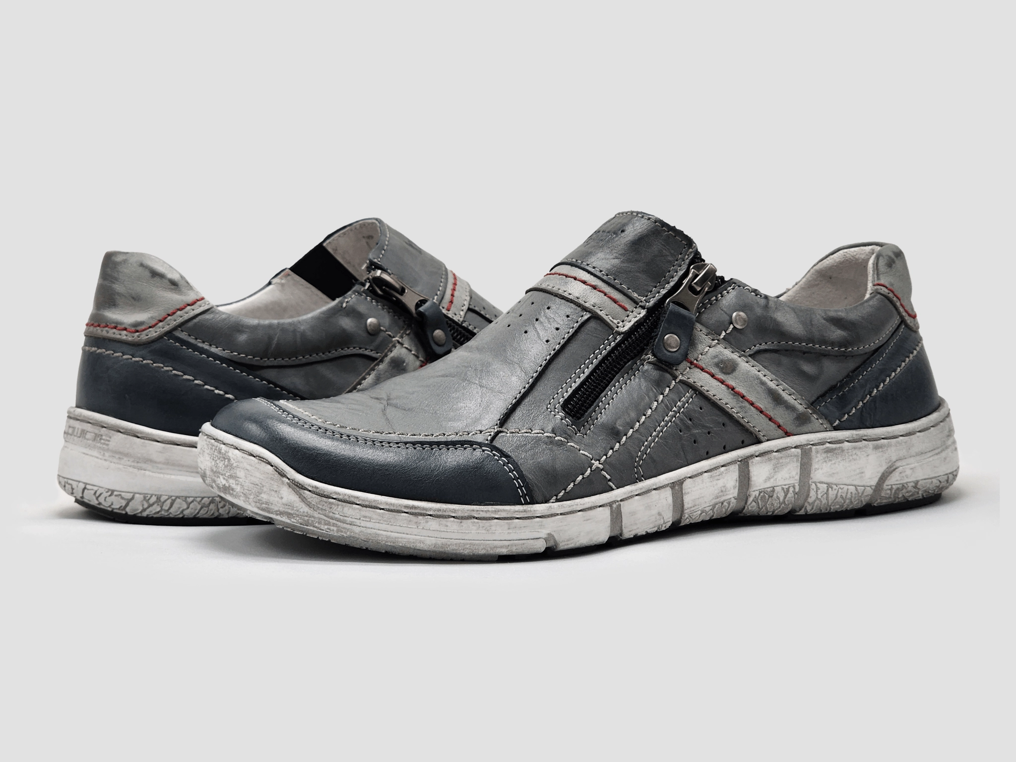 La Sportiva Solution Vibram Xs Grip2 Climbing Shoe Revjew Men's Everyday Zip-Up Slip-On Leather Shoes - Dark Grey