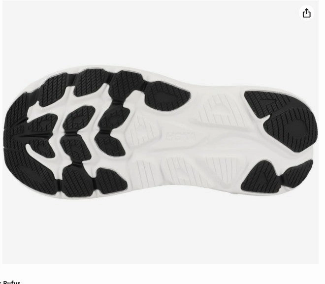 Hoka Clifton 10 cushioned Runing Shoe For Women Black/White Good Beginner Running Shoes