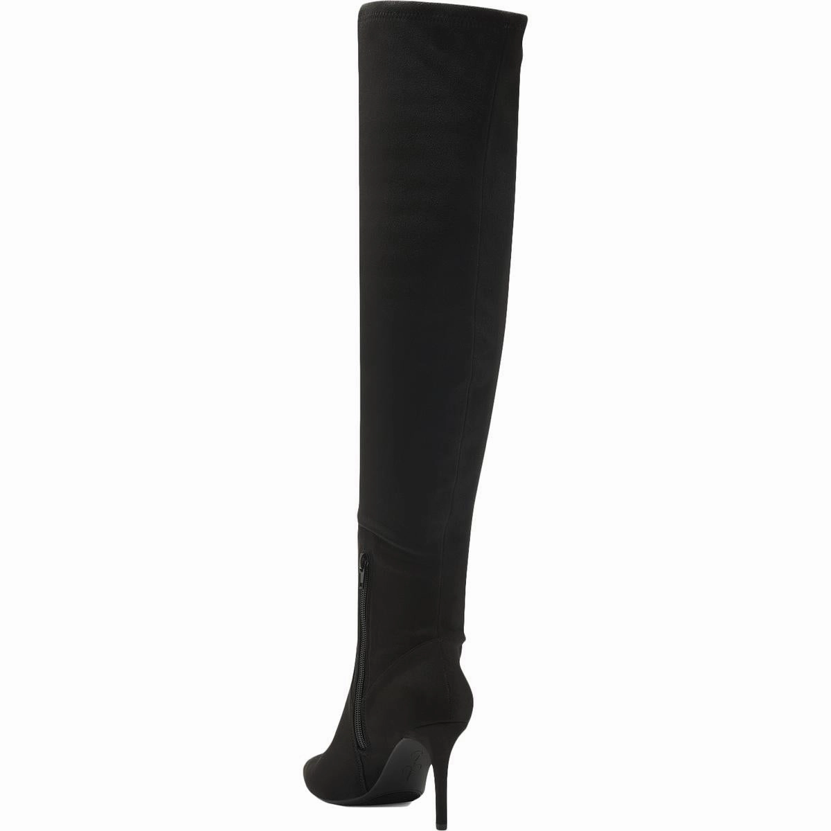 Abrine Womens Solid Pull On Over-The-Knee Boots