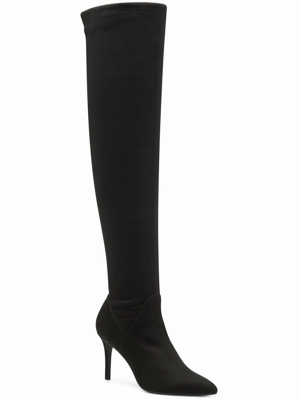 Abrine Womens Solid Pull On Over-The-Knee Boots