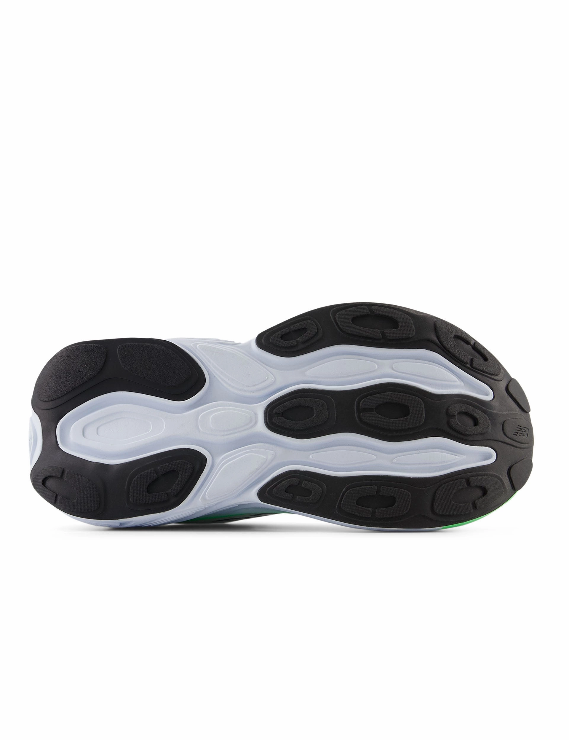 Best New Balance Plantar Fasciitis Fresh Foam X More v5 Shoes - White/Ice Blue/Electric Jade