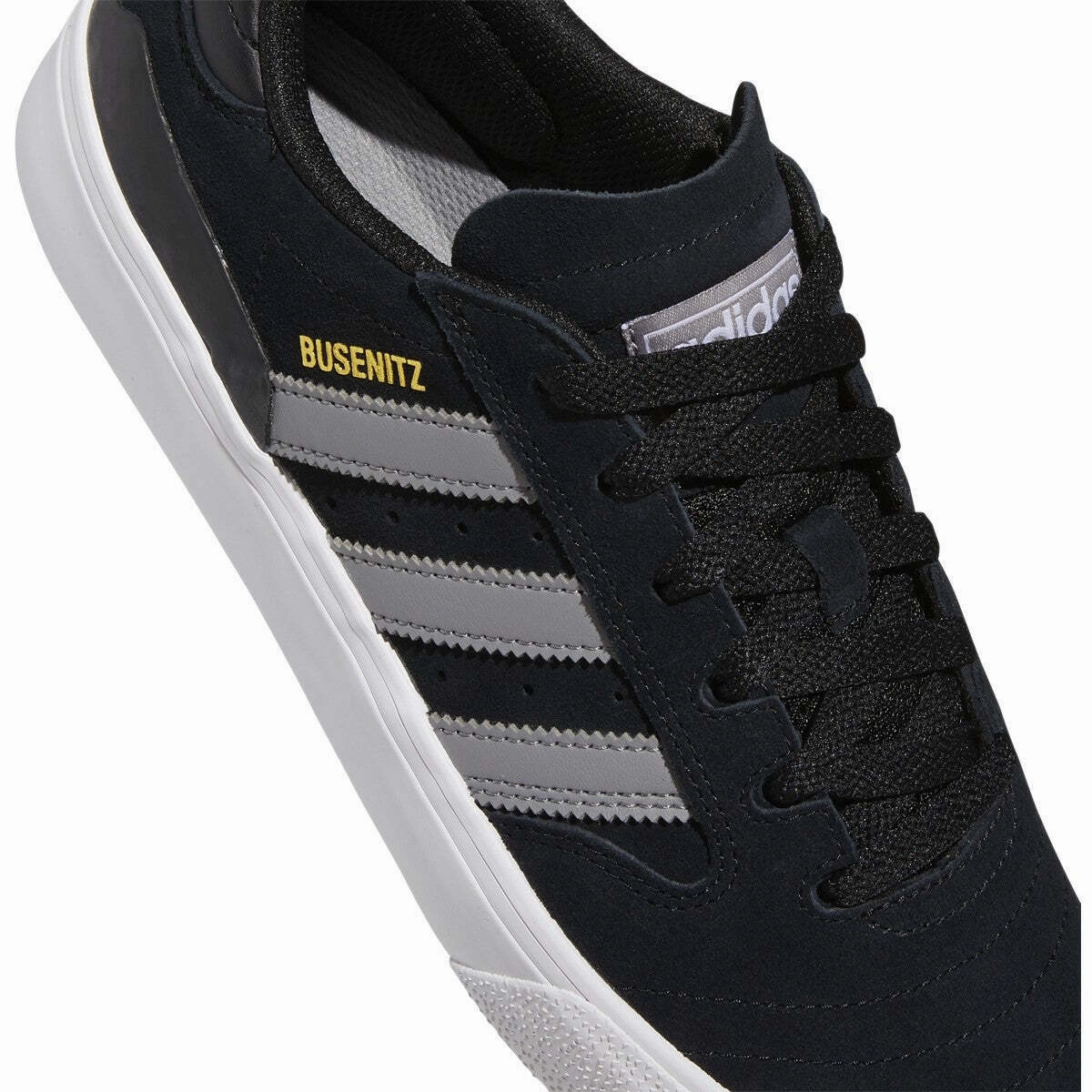 Adidas Busenitz Vulc II Shoes - Black / Grey / White Adidas Youth Wrestling Shoes