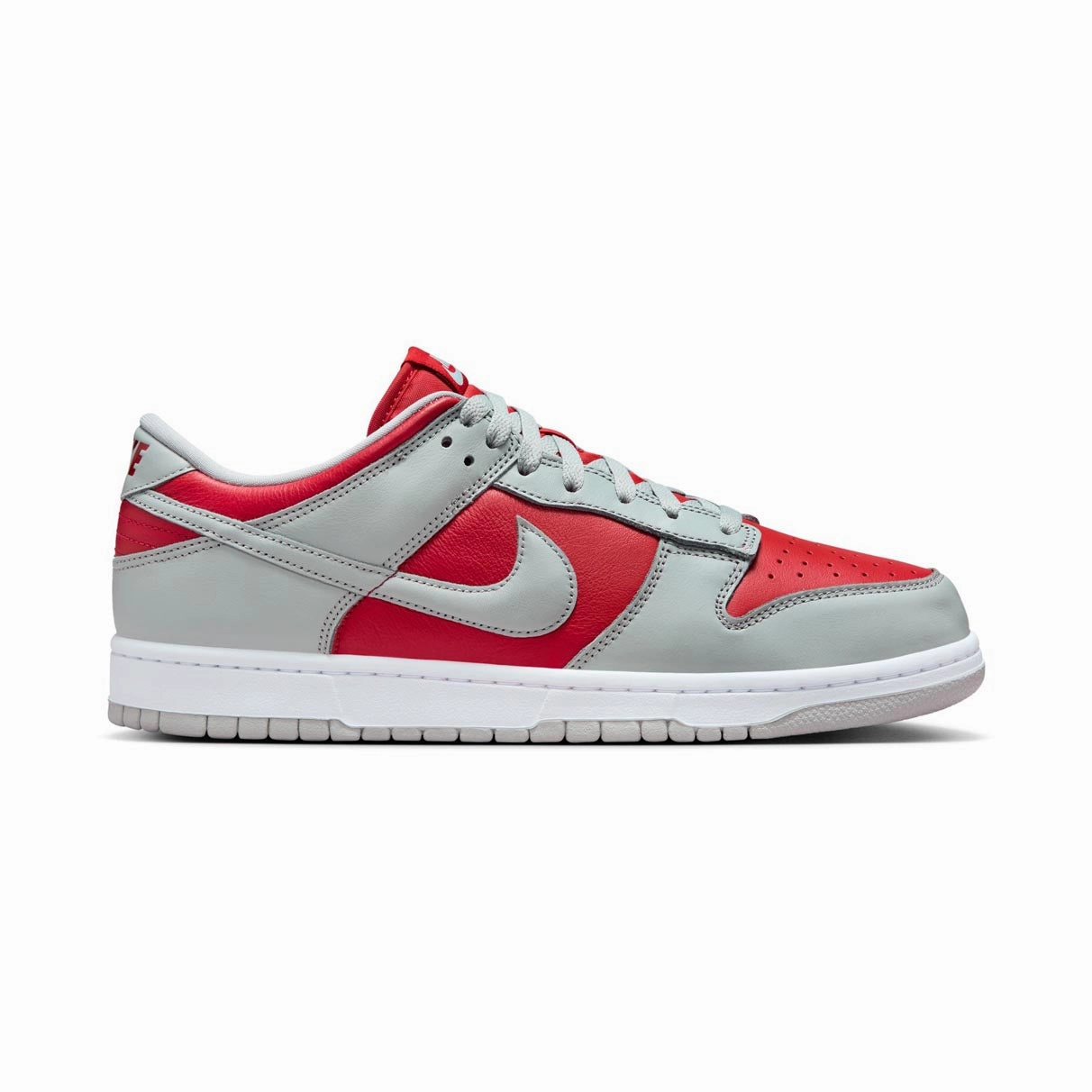 MENS NIKE DUNK LOW VARSITY RED/SILVER_FQ6965-600 Nike Mushroom Shoes