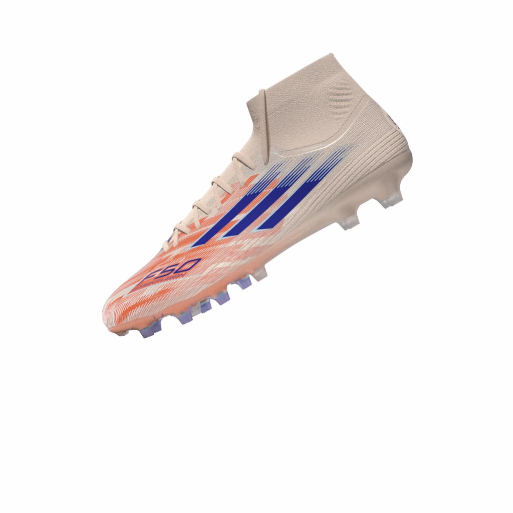 adidas F50 SparkFusion Pro FG/AG Women's Soccer Cleats - Orange/Blue Soccer Cleat With Ankle Support