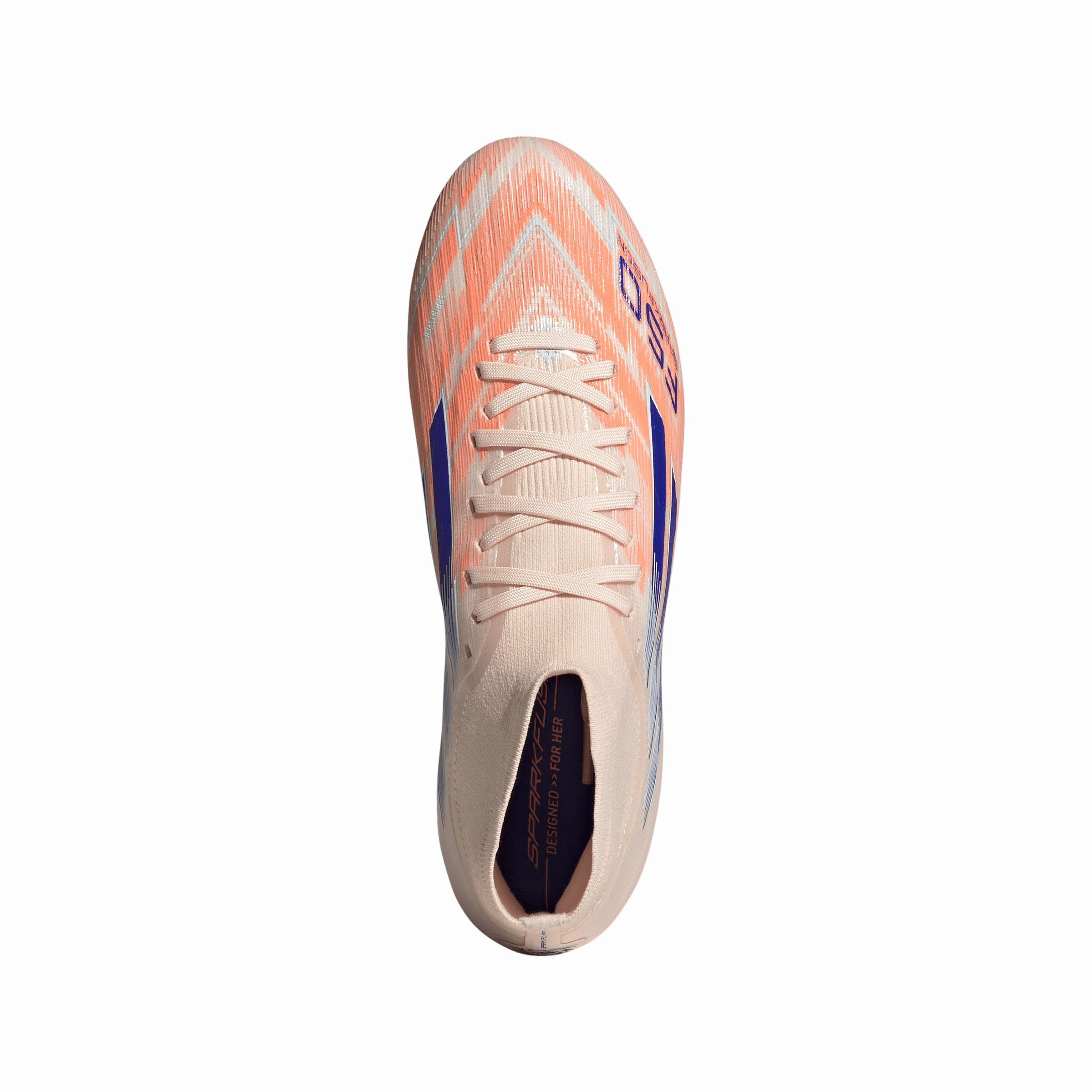 adidas F50 SparkFusion Pro FG/AG Women's Soccer Cleats - Orange/Blue Best Soccer Cleats For Free Kicks
