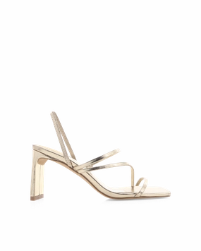 GENNA - GOLD METALLIC Flat Shoes With Sole