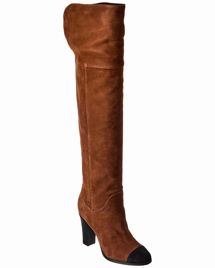 Suede Boots Knee High Veronica Beard Conrad Suede Over-The-Knee Boot