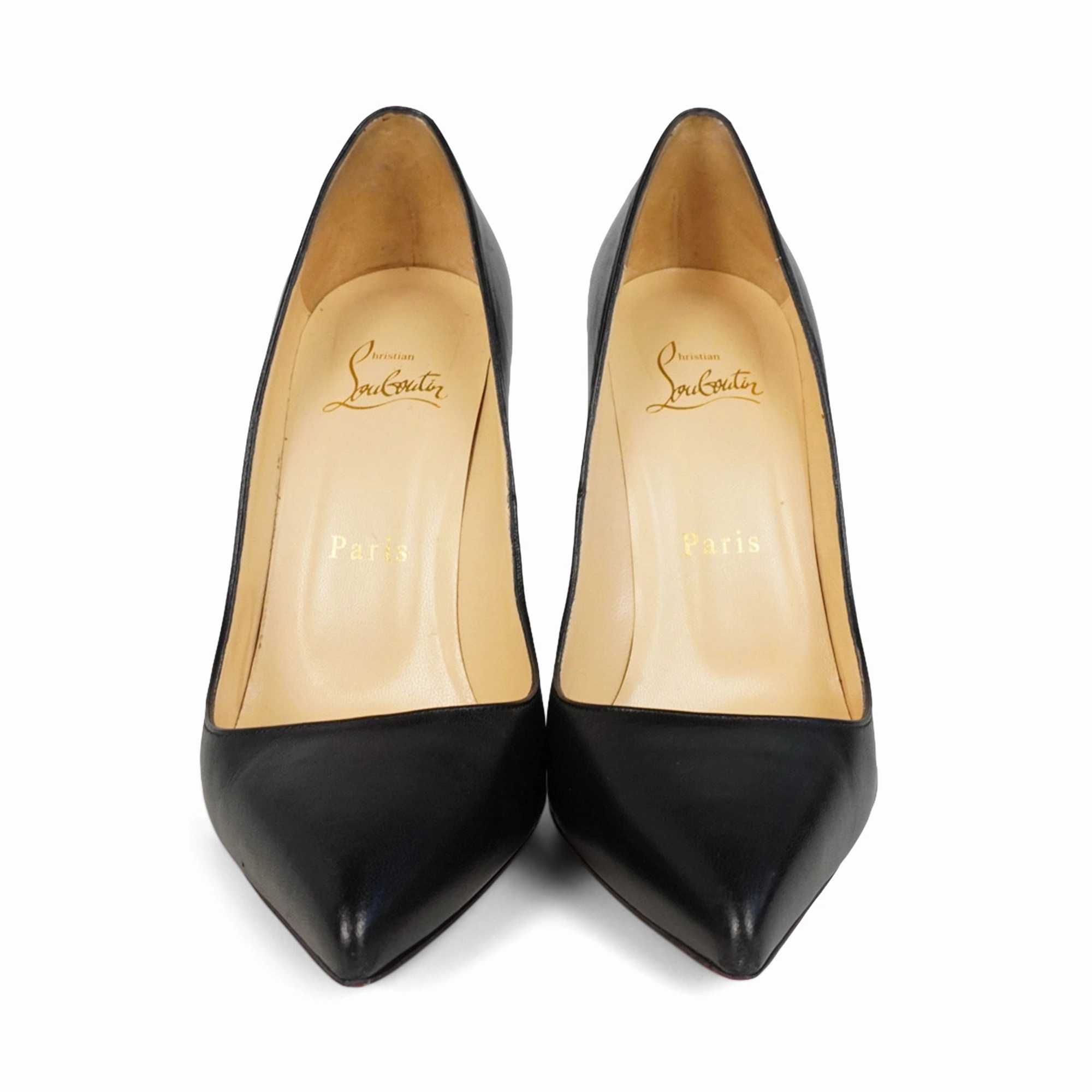 High Heel Wooden Clogs Christian Louboutin 'Pigalle 120' Heels - Women's 37.5