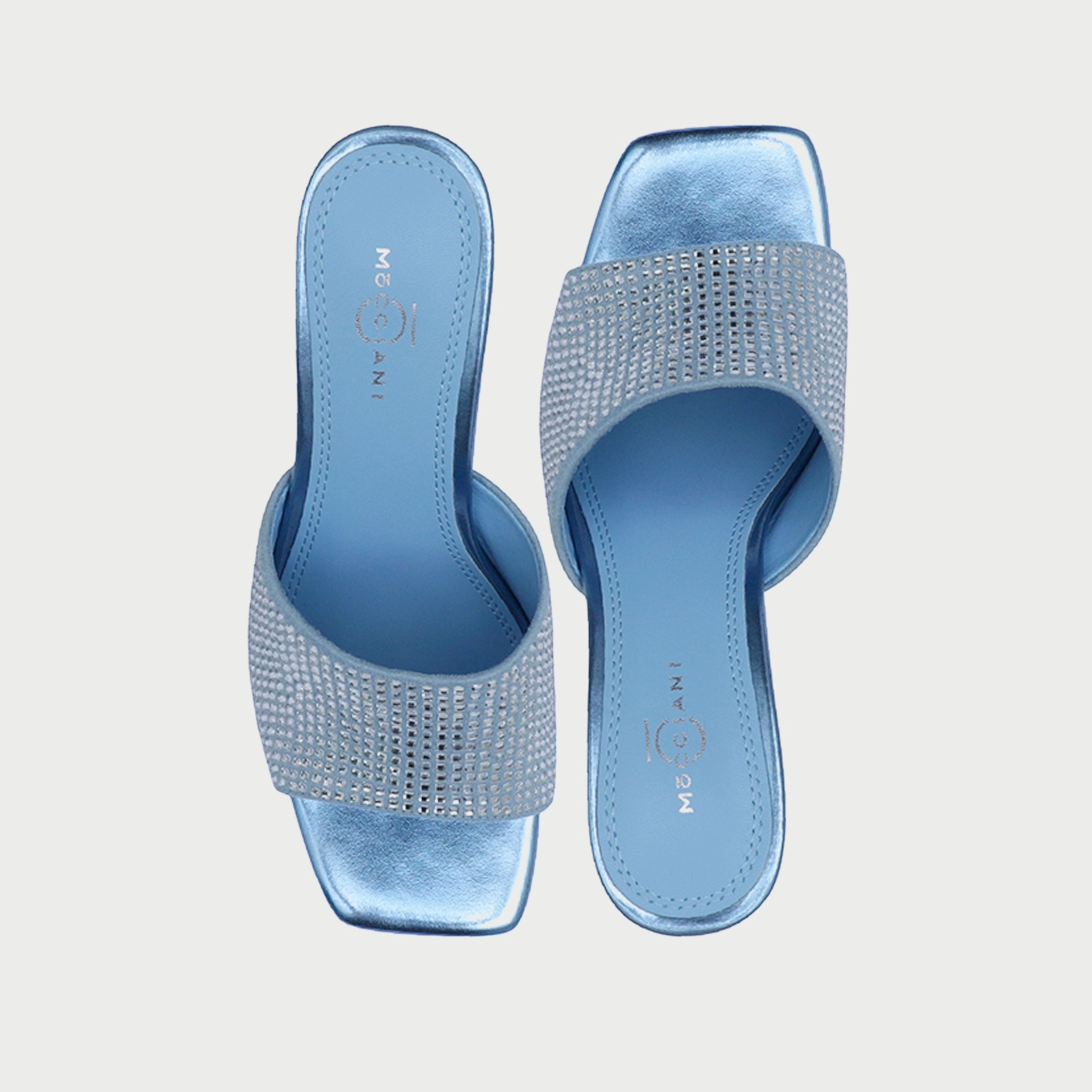 MW1959-Aqua High Heels For Cocktail Dresses