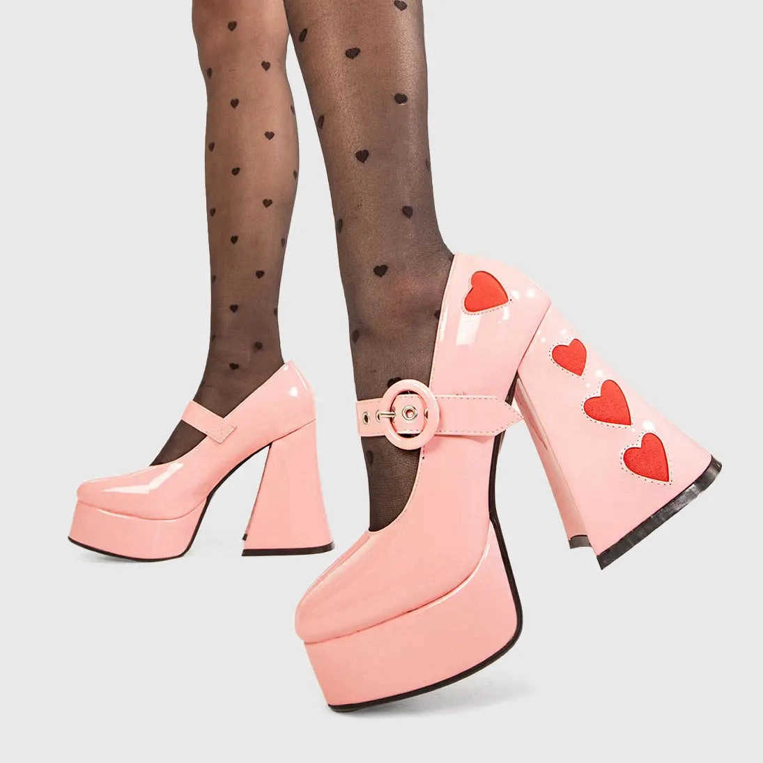 Love Sick Platform Heels High Heel Sock Booties