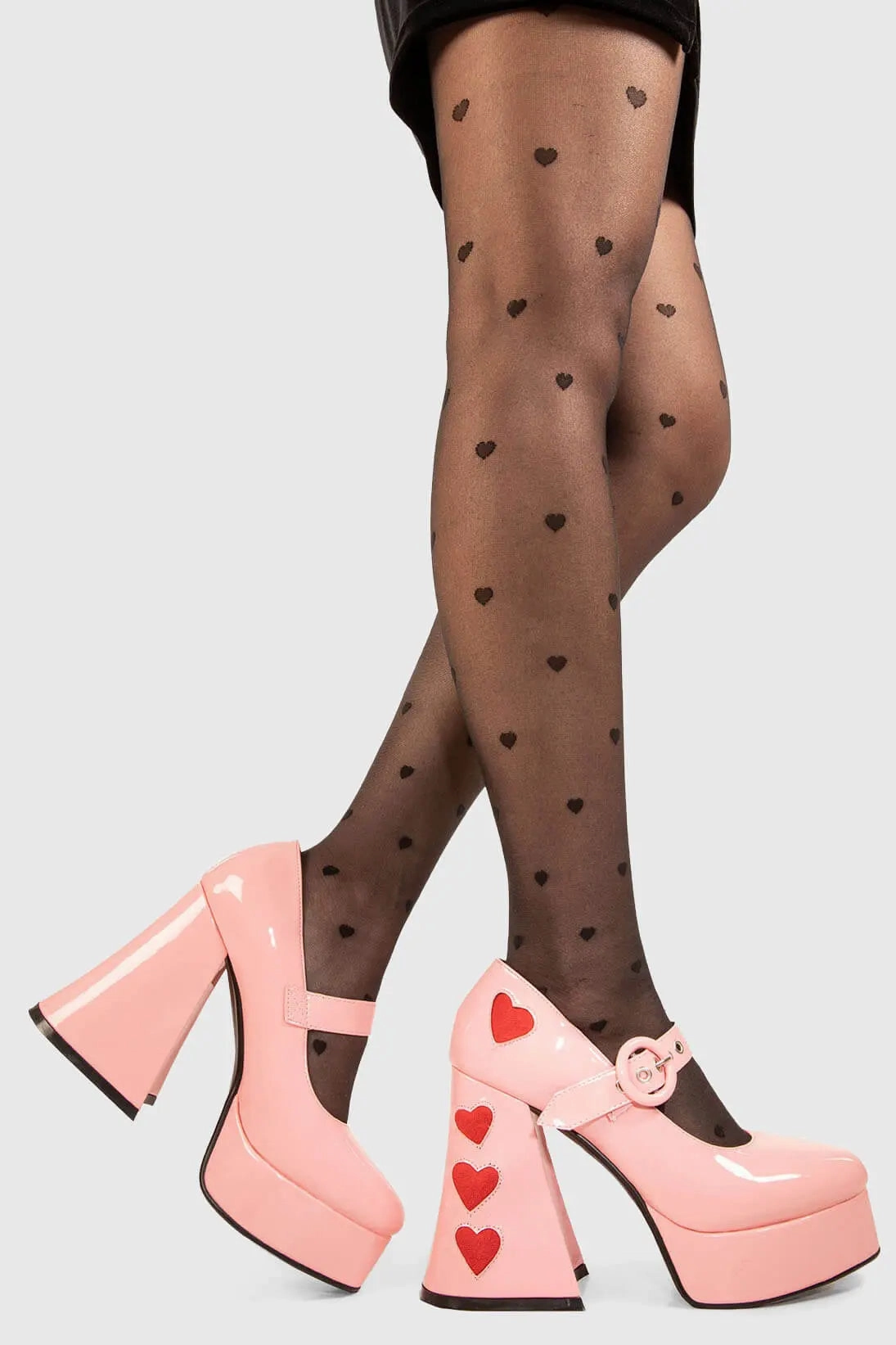 Nerd In Heels Love Sick Platform Heels