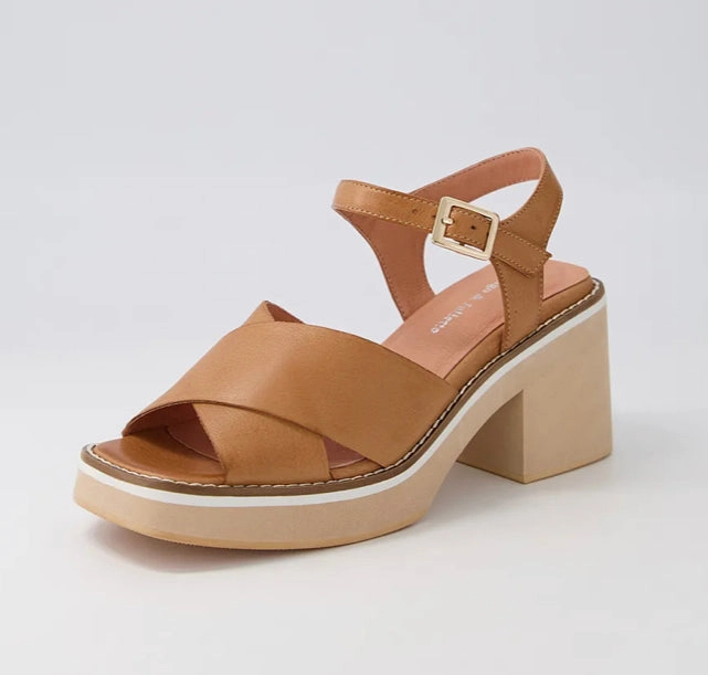 Pleasers High Heels Django and Juliette Jemi ~ Tan ~ Black ~ Vanilla ~ Leather