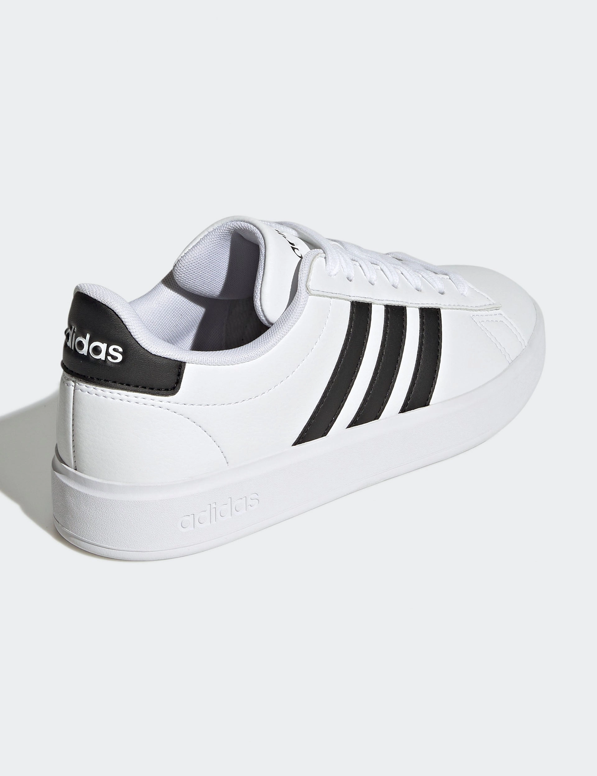 Grand Court Cloudfoam Lifestyle Court Comfort Shoes - Cloud White/Core Black Cute Adidas Shoes Gazelle