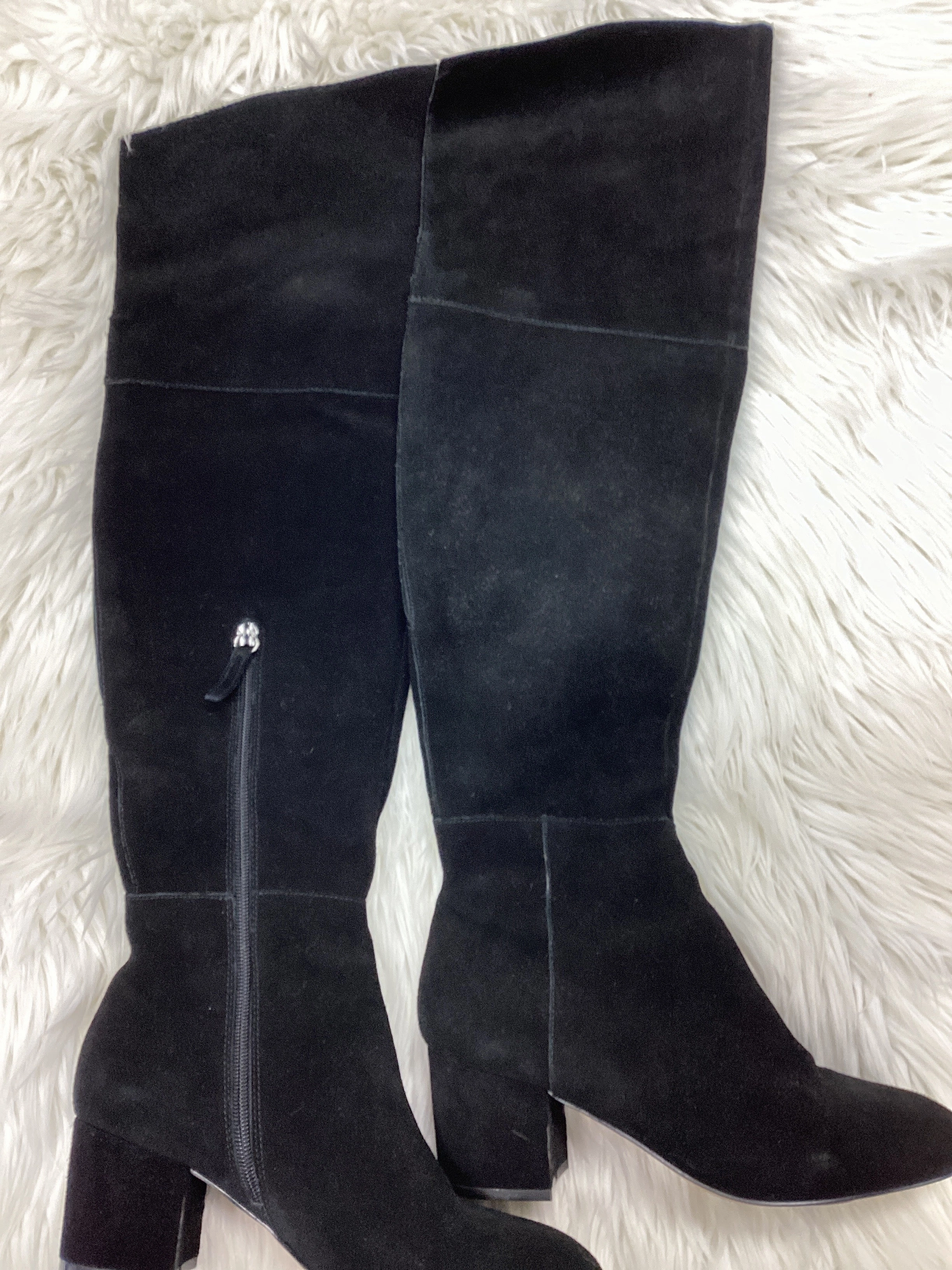 Boots Over-The-Knee Heels By White House Black Market In Black, Size:8.5 Formal Boots