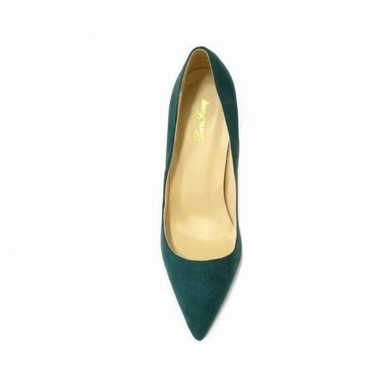 Green  High Heels Stiletto Heel Pumps Strapped High Heels