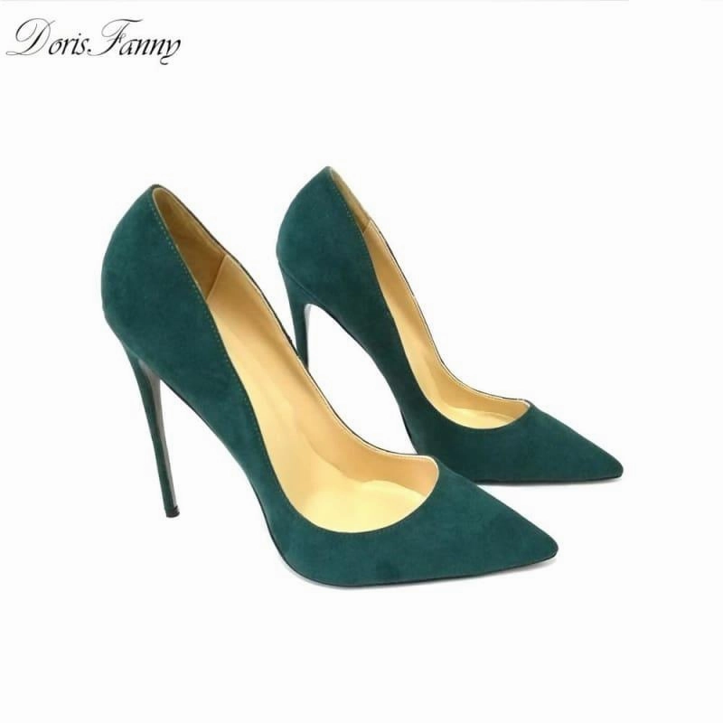High Heels For Ladies Green  High Heels Stiletto Heel Pumps