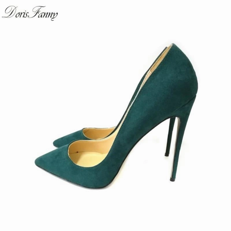 Green  High Heels Stiletto Heel Pumps High Heels Squirt