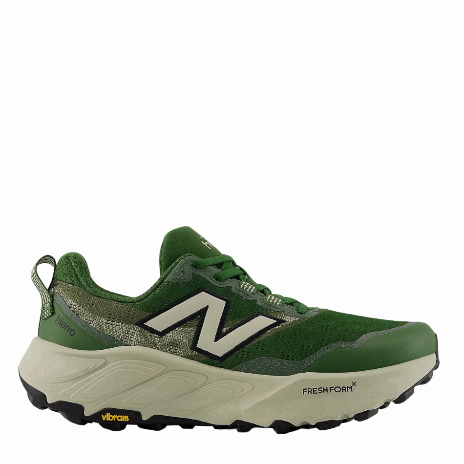 New Balance Men's Hierro V9 Trail Shoes in Dark Alpine Green/Shipyard/Black AW25 Trail Running Shoes For Ice