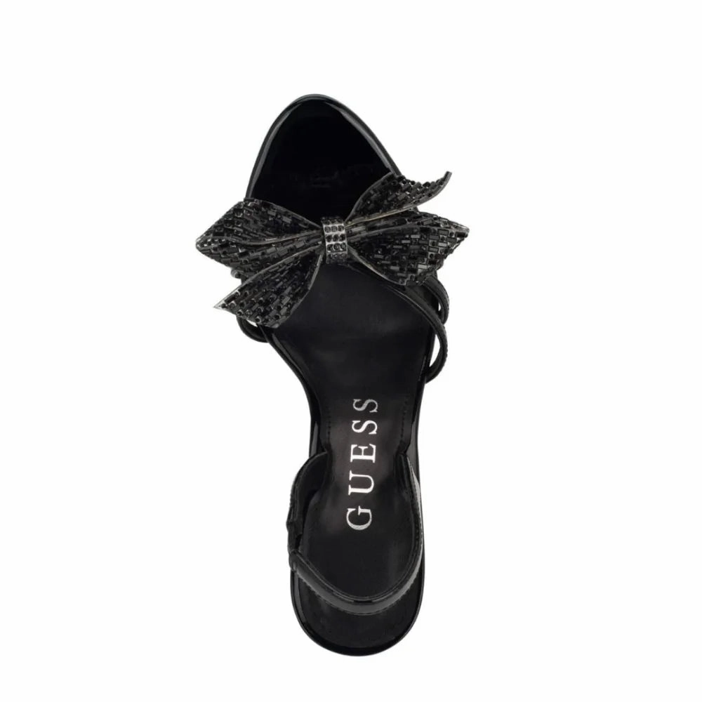 High Heel Shoes Size GUESS Merle Bow Heels Women - BLK