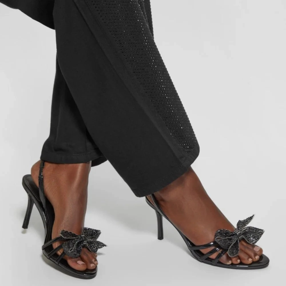 GUESS Merle Bow Heels Women - BLK High Heels Tight Dress