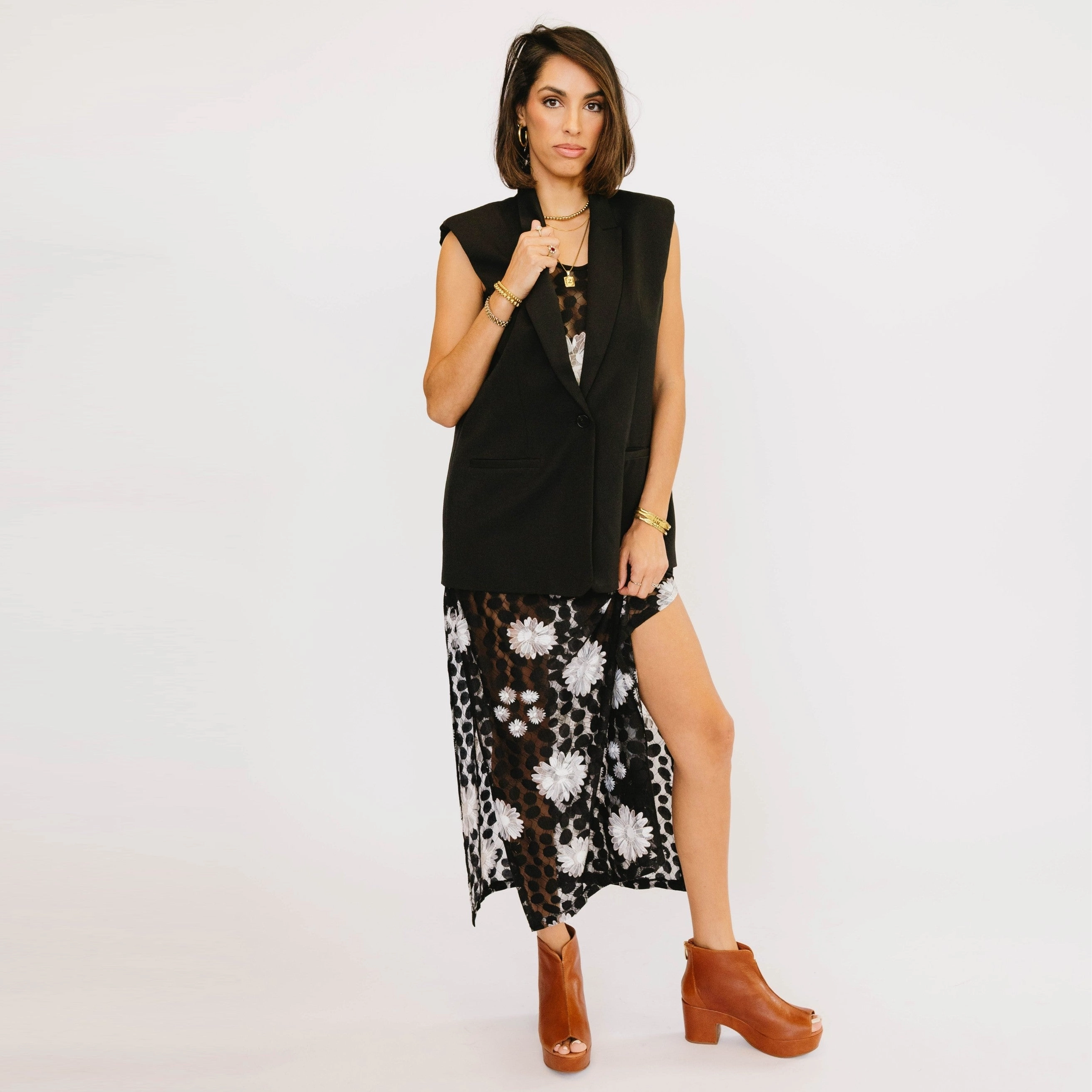 Tortoise Shell High Heels Gion