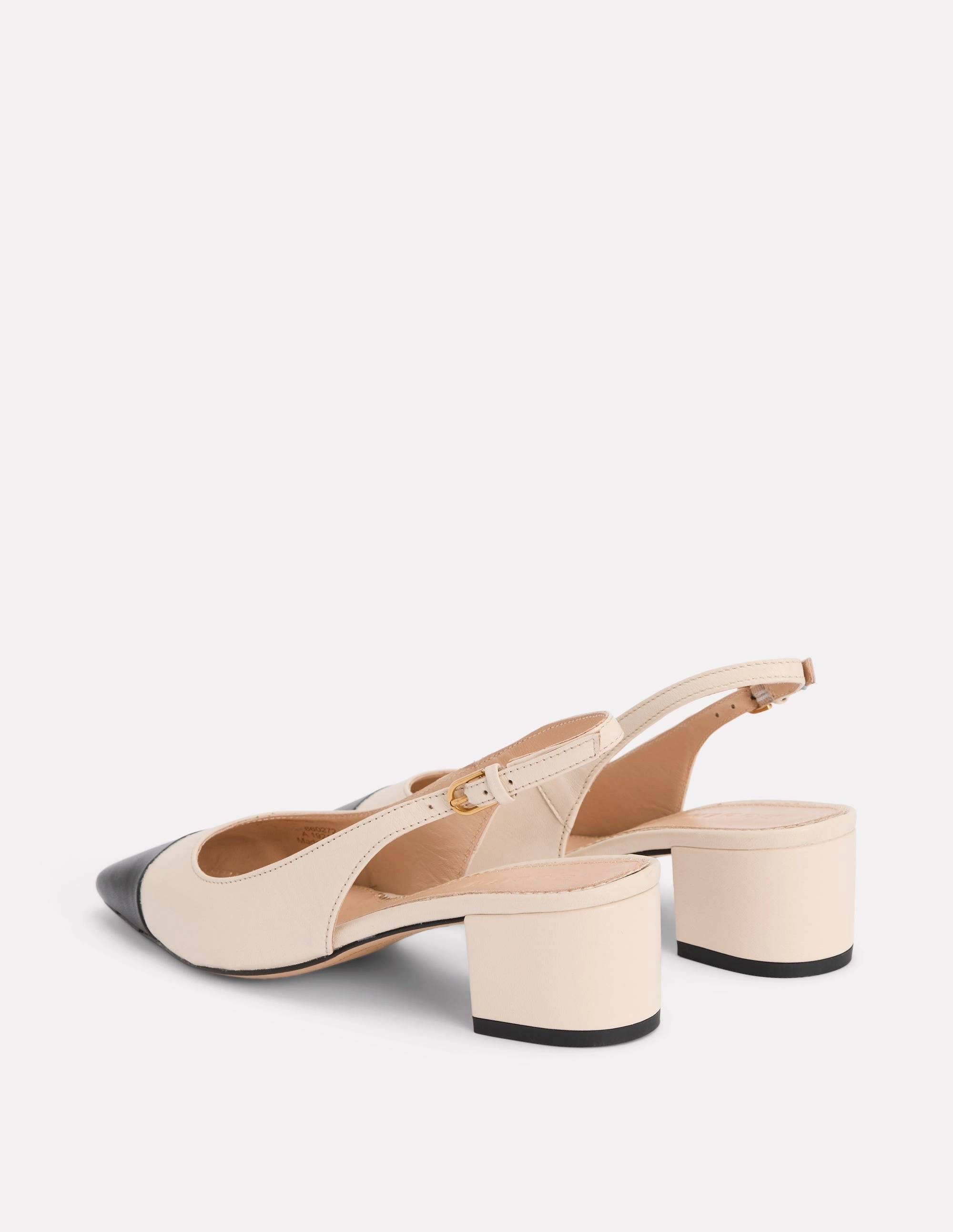 Ailsa Block Heel Slingbacks-Ecru Sports Shoes