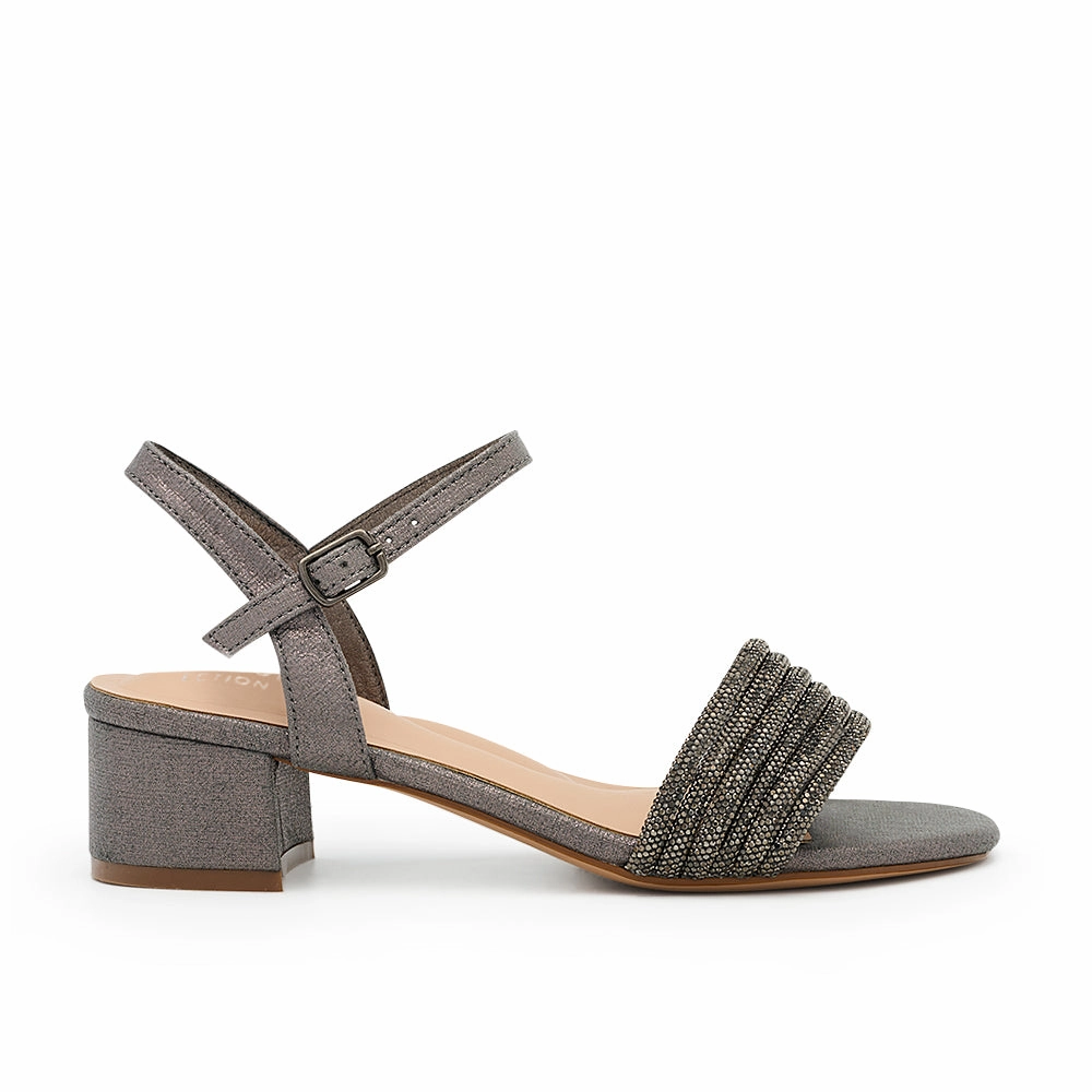 HAZEL-58 Open Toe Lace Up High Heels