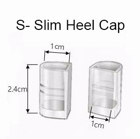 Heel Caps  Transparent for Stiletto and Slim Heels High Heel Mary Jane