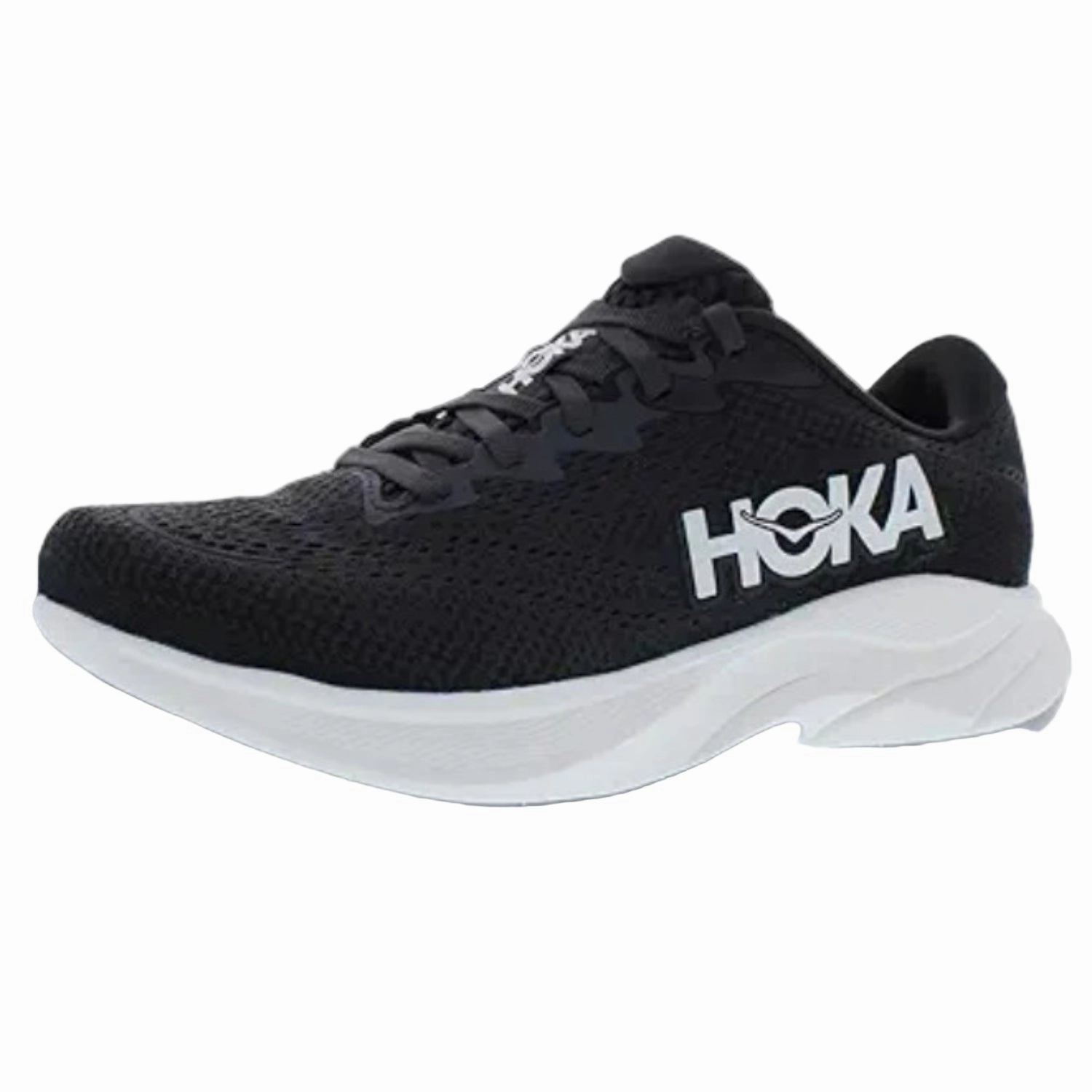 Hiking Running Shoes Hoka Rincon 4 Women Cushioned Runing Shoes, Black/White