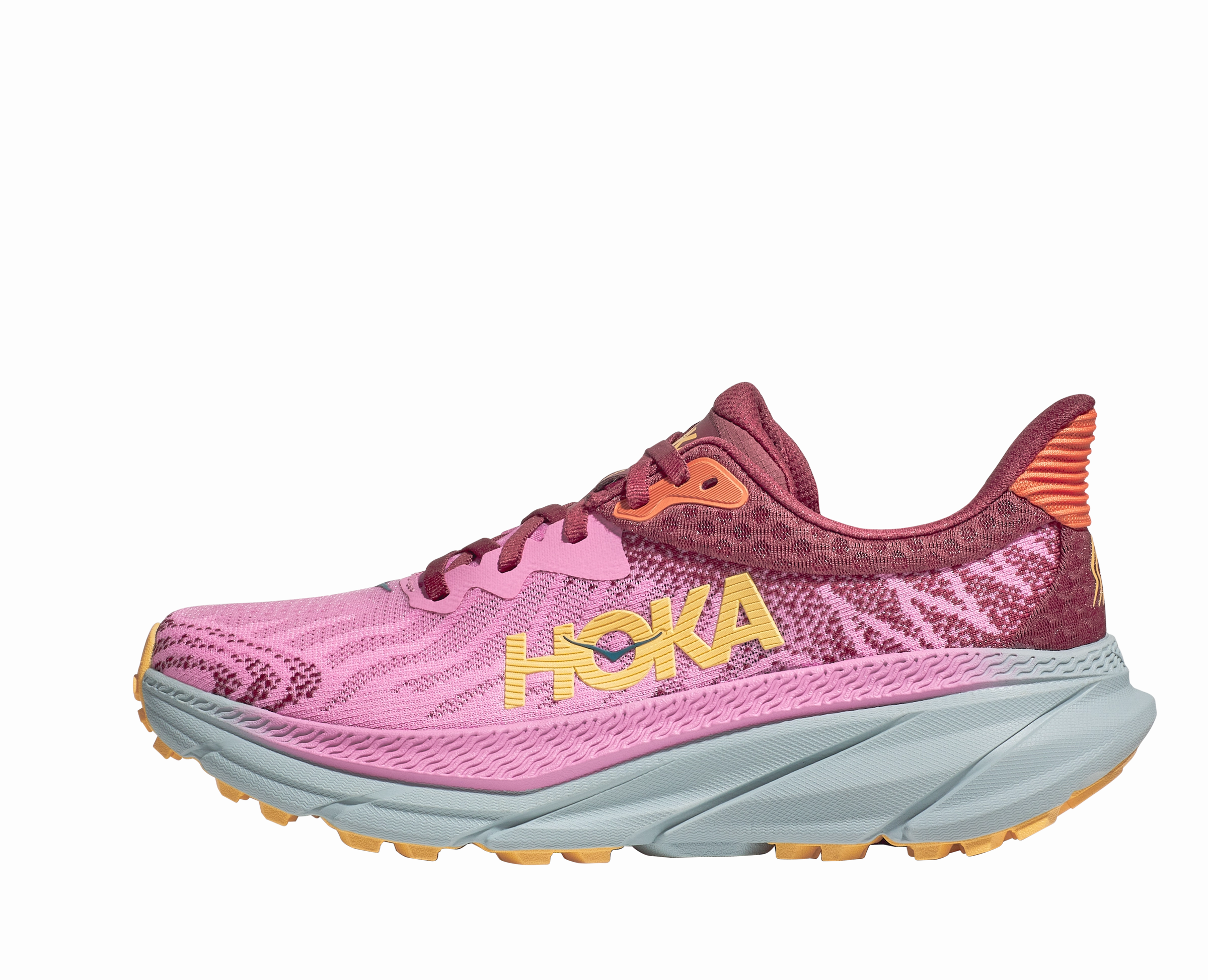 HOKA Women's Challenger 7 Trail Running Shoes Wet