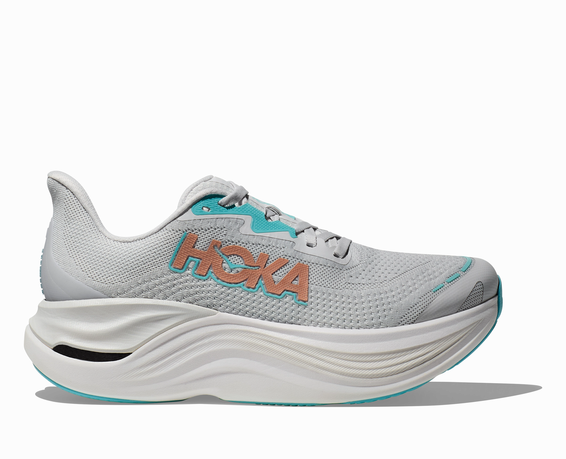 HOKA Women's Skyward X - COSMIC GREY / ROSE GOLD Running Shoe Shoes